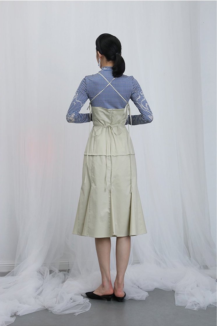 Buy Roku Spaghetti Strap Dress by Marigold Shadows