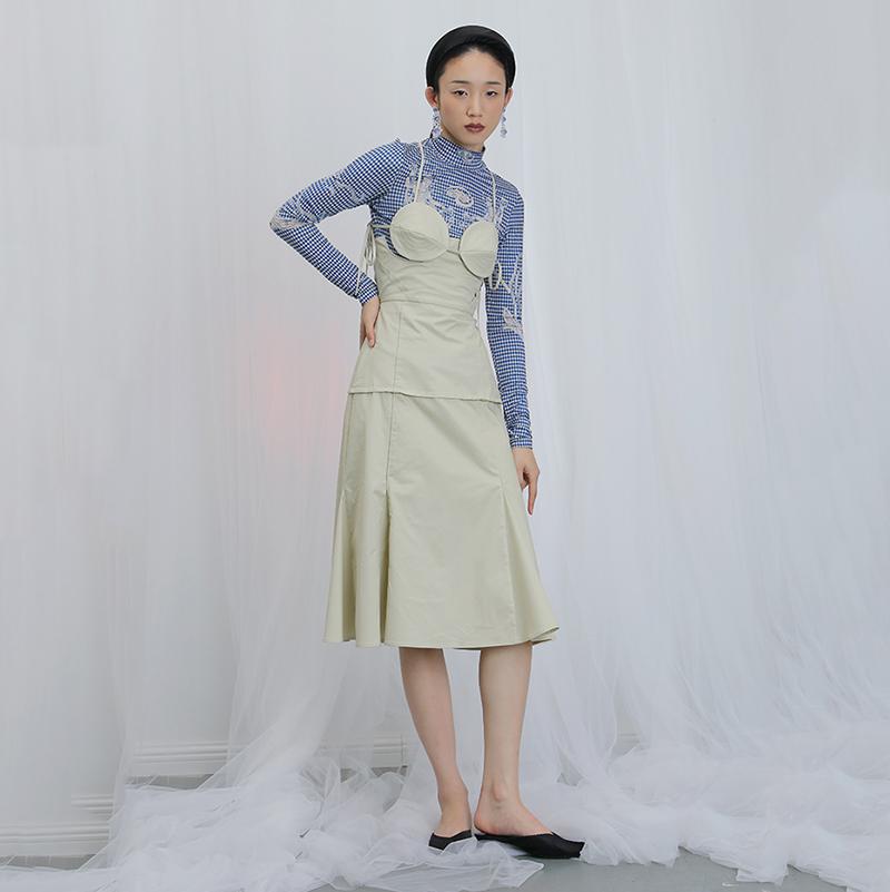 Buy Roku Spaghetti Strap Dress by Marigold Shadows