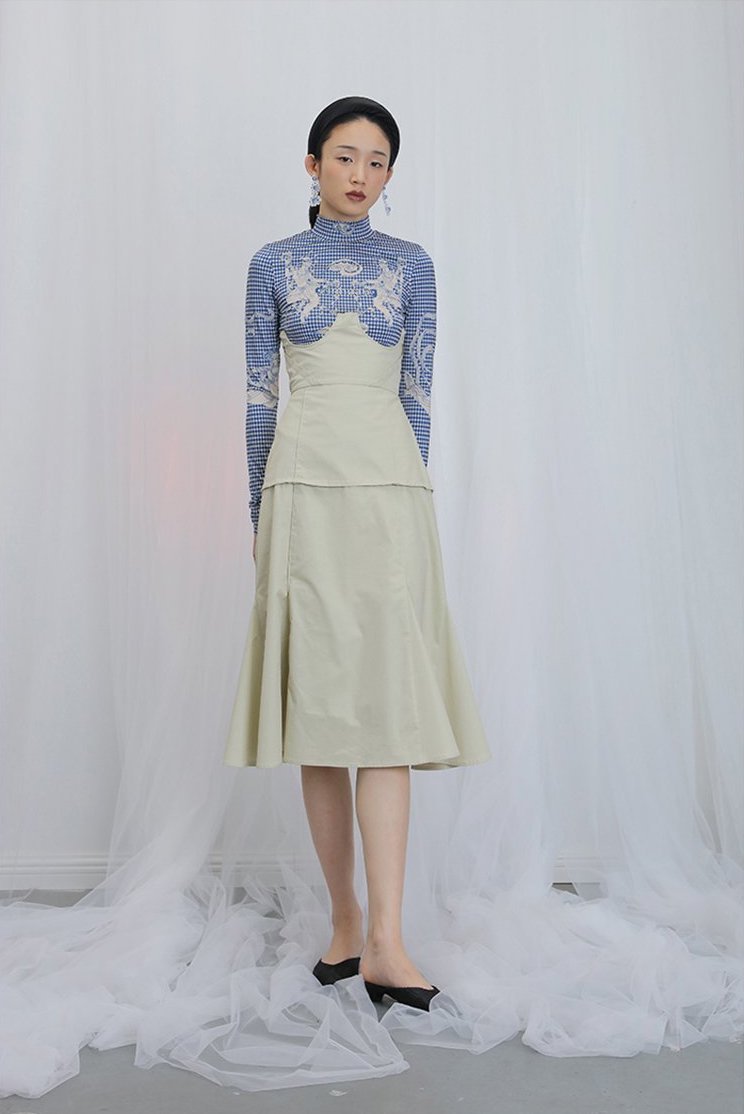 Buy Roku Spaghetti Strap Dress by Marigold Shadows