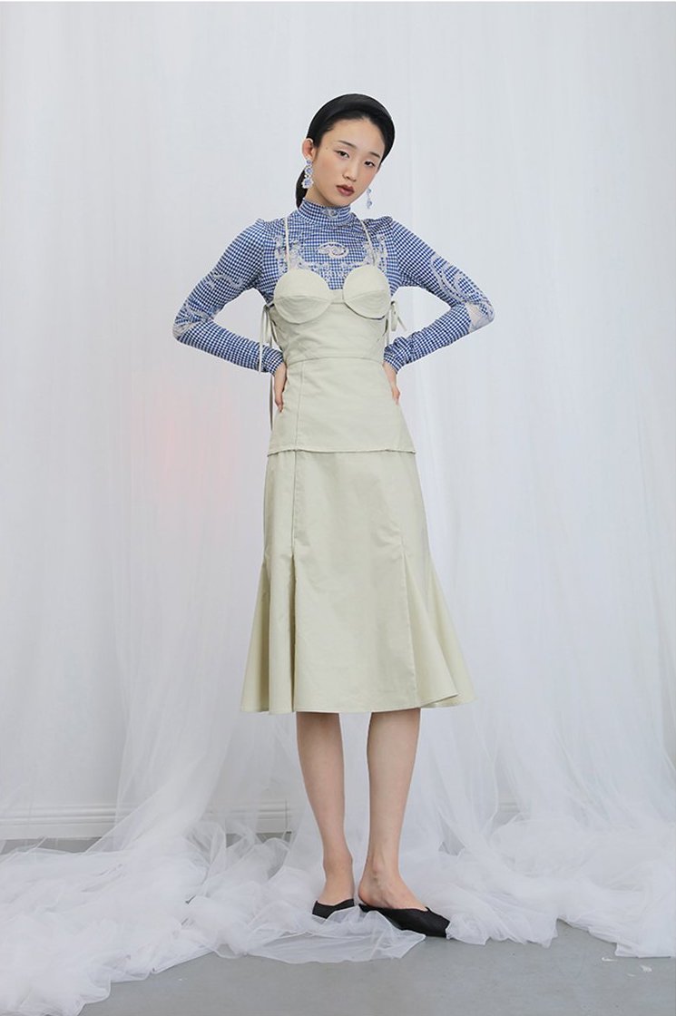 Buy Roku Spaghetti Strap Dress by Marigold Shadows