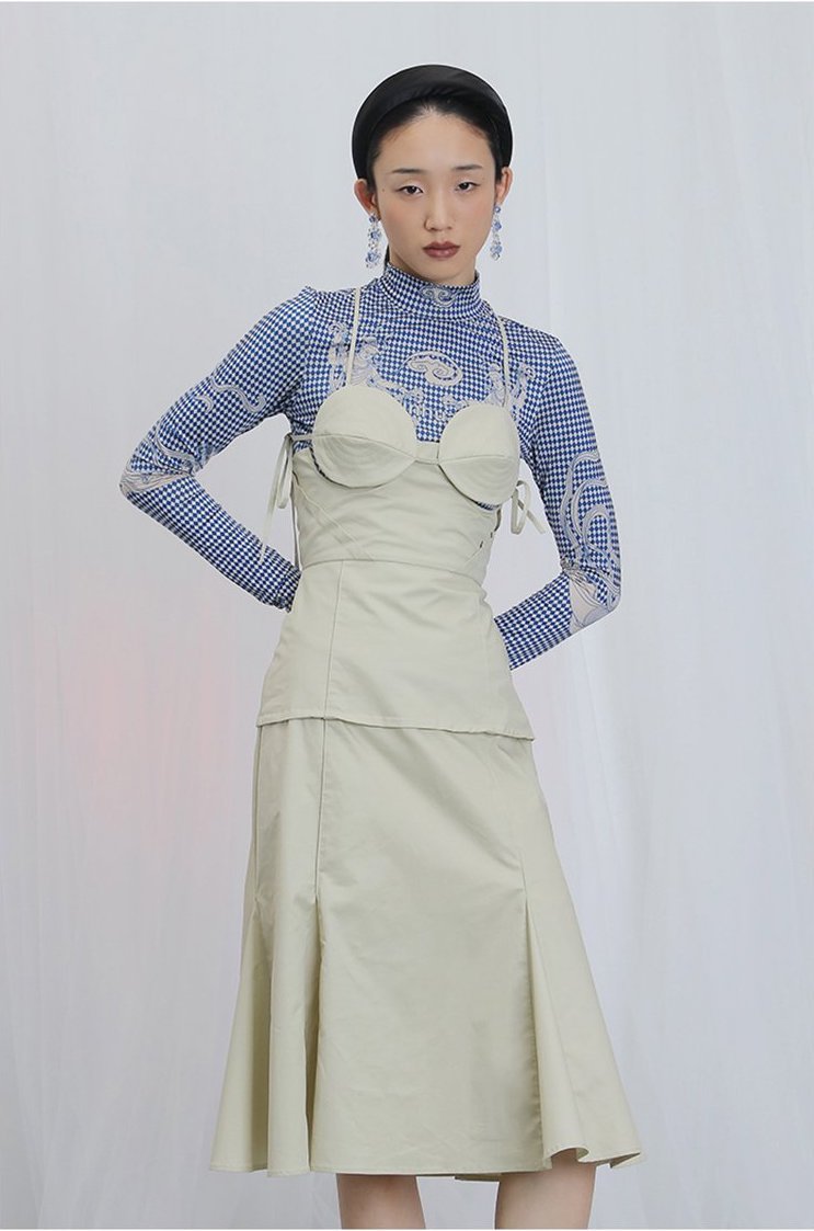 Buy Roku Spaghetti Strap Dress by Marigold Shadows