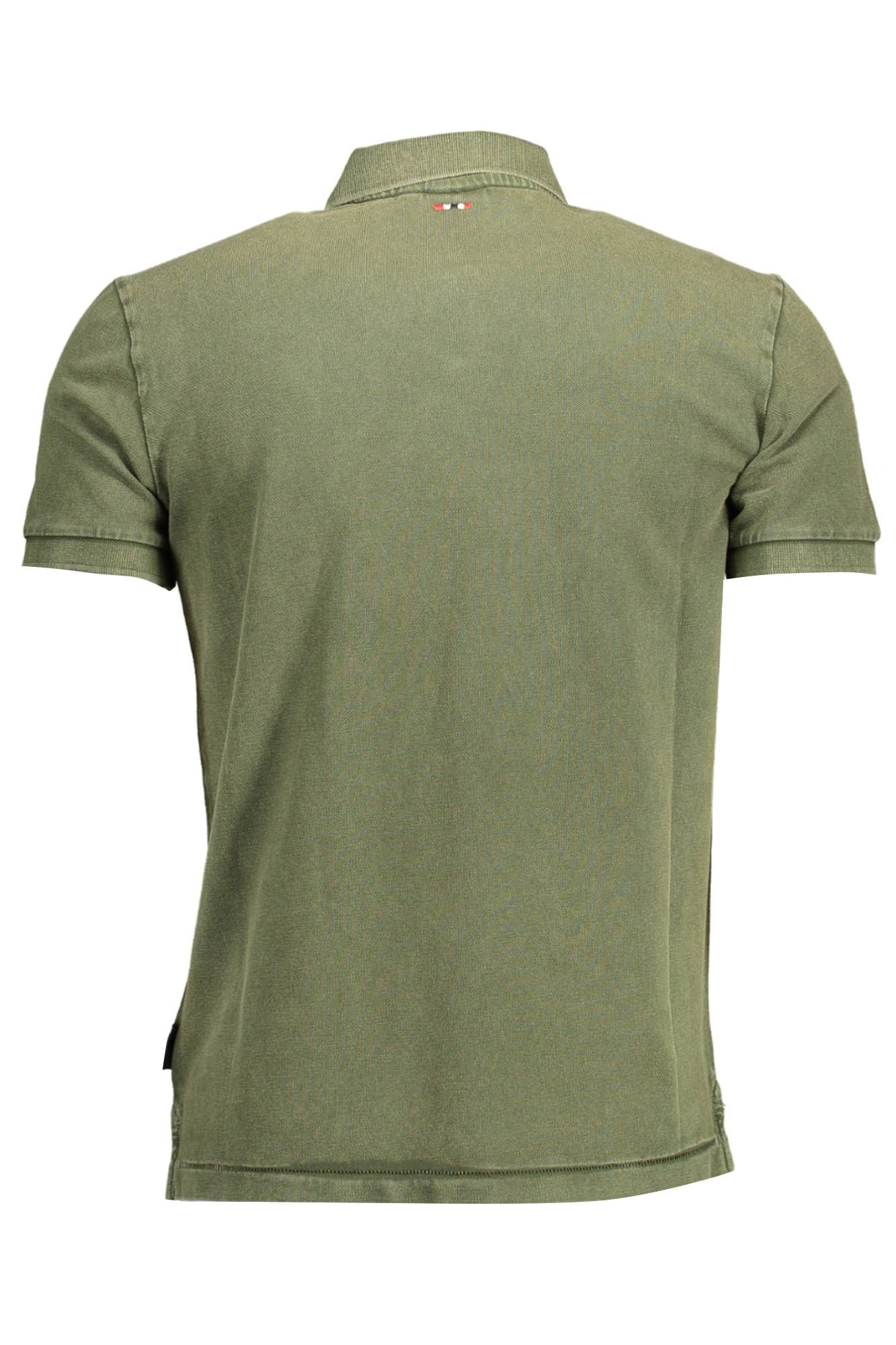 Chic Green Cotton Polo Shirt