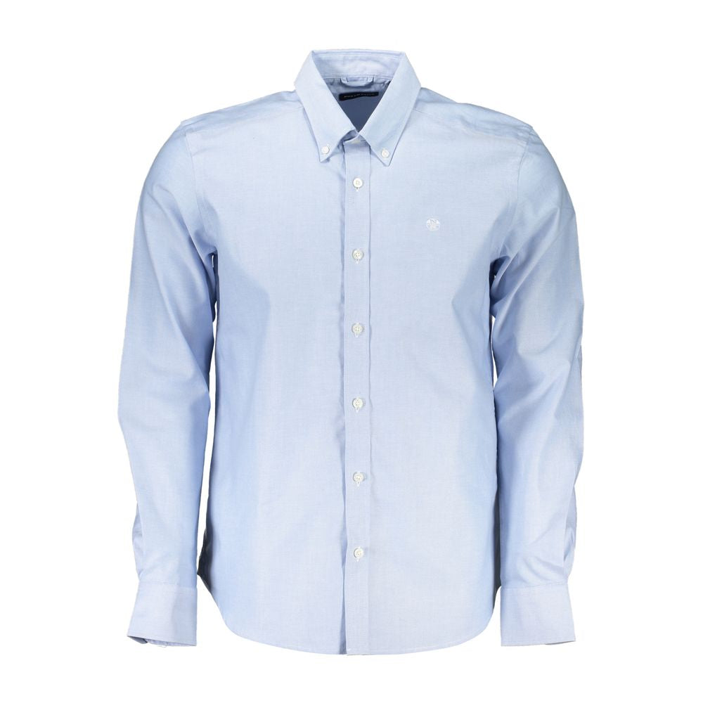 Eco-Conscious Light Blue Cotton Shirt