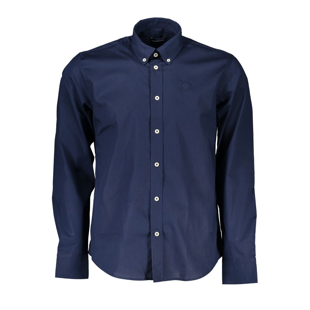 Eco-Conscious Blue Regular Fit Shirt