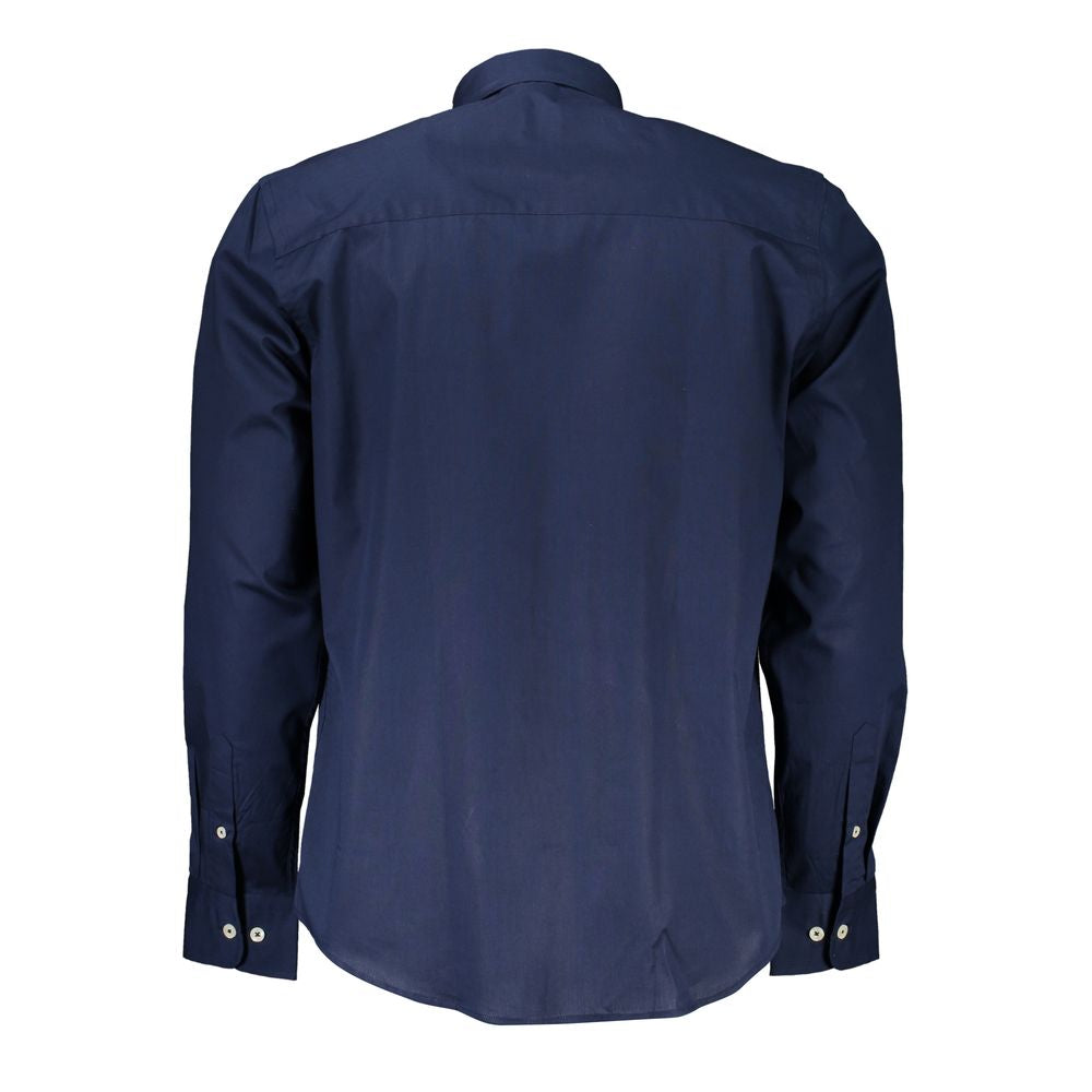 Eco-Conscious Blue Regular Fit Shirt