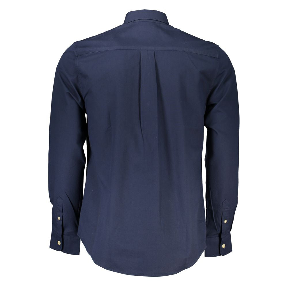 Blue Regular Fit Long Sleeved Shirt