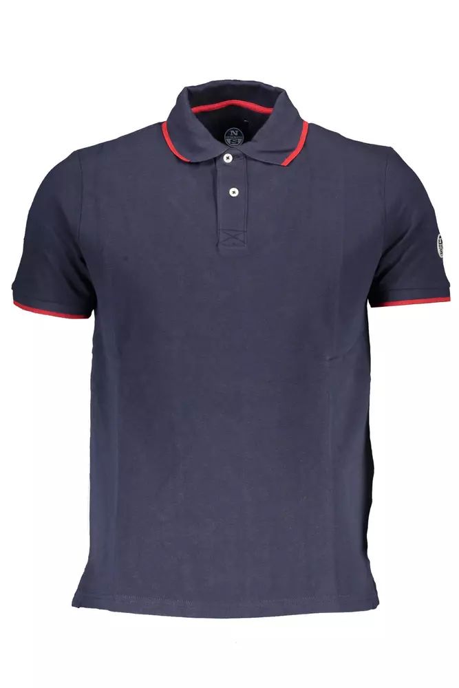 Chic Short-Sleeved Contrast Polo