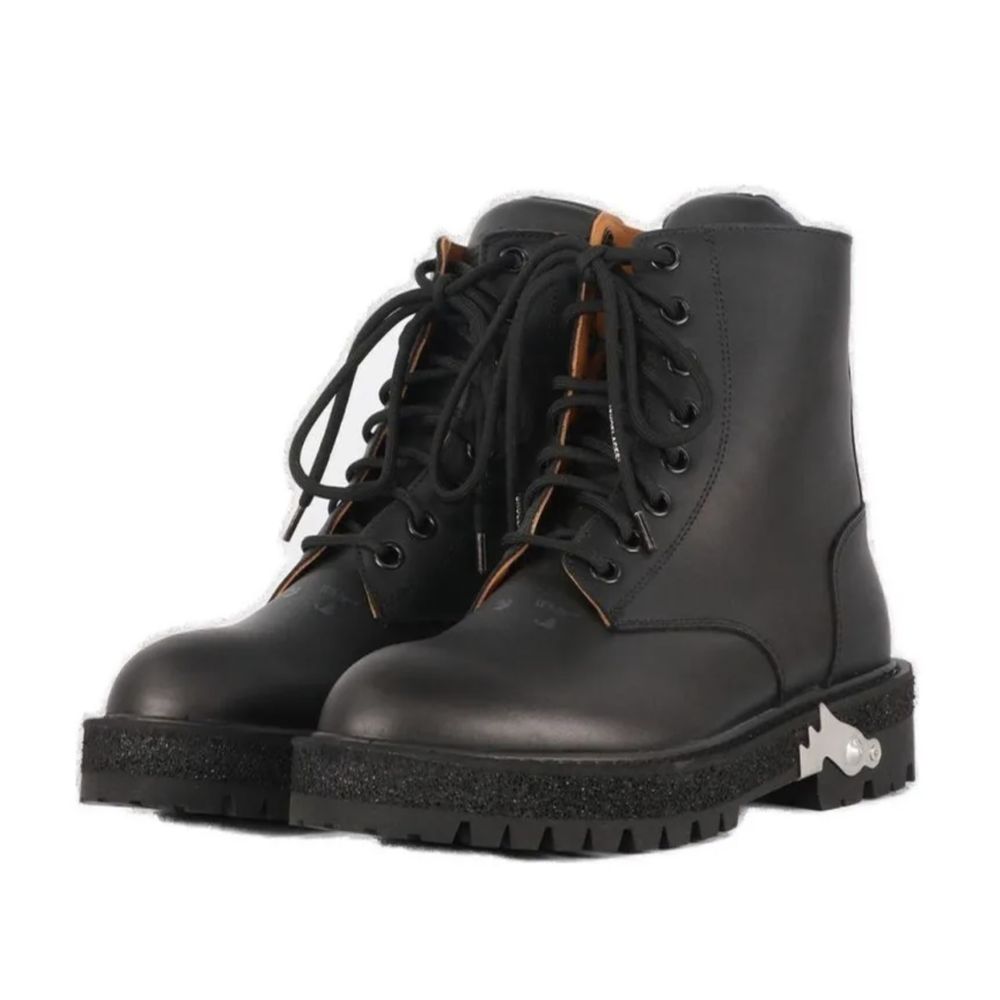 Sleek Black Leather Ankle Boots