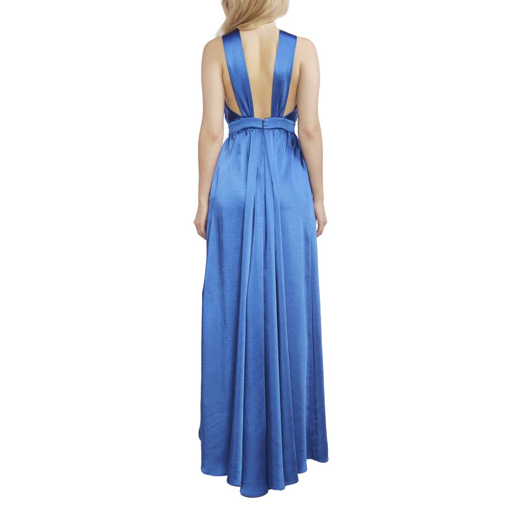 Blue Polyester Dress