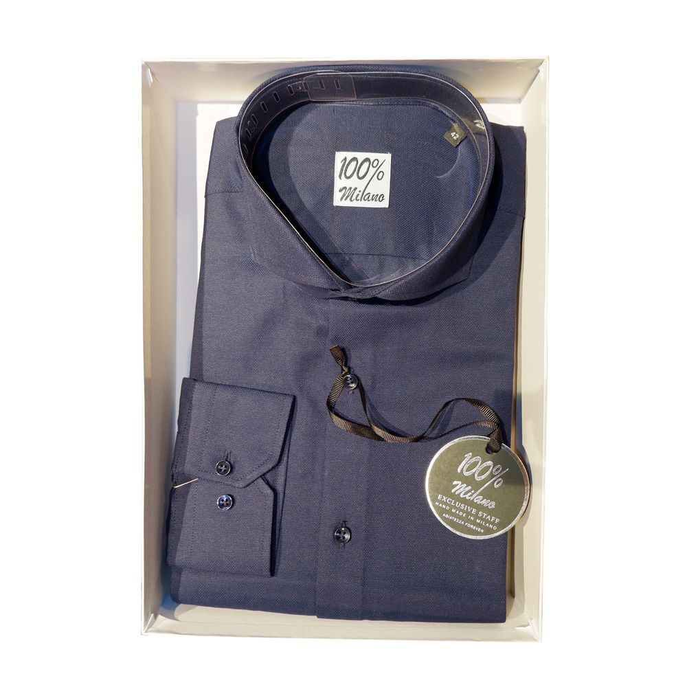 Elegant Blue Oxford Shirt for Men