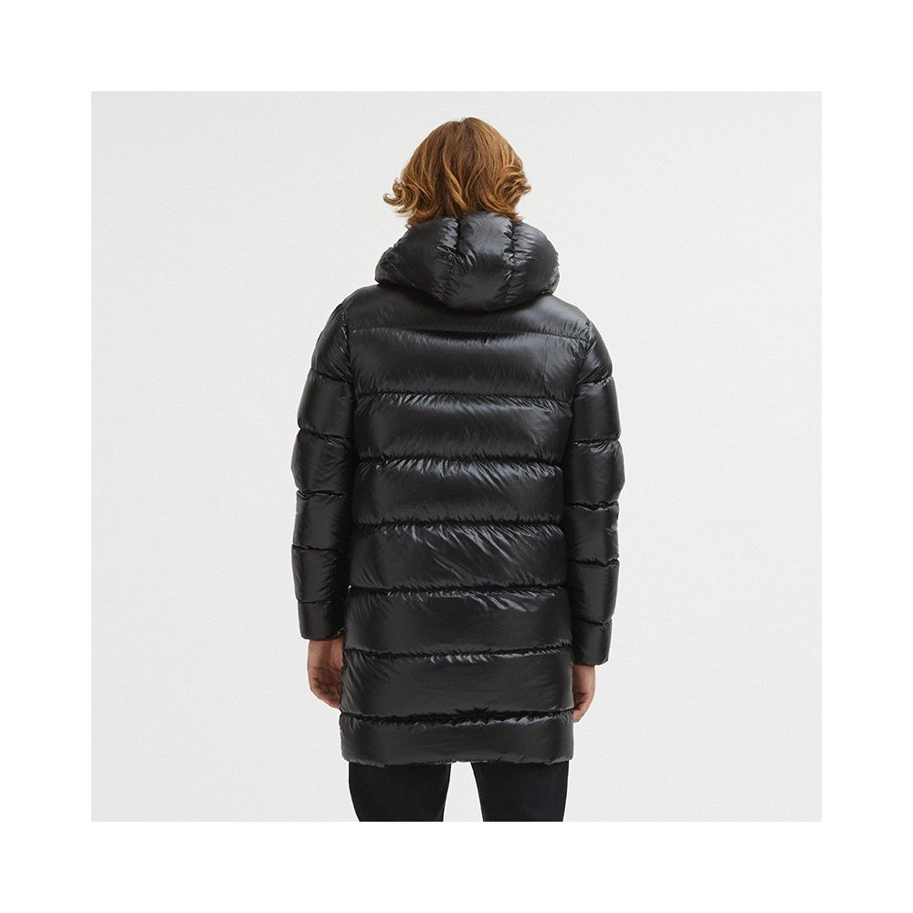 Reversible Hooded Feather Jacket - Dual Toned