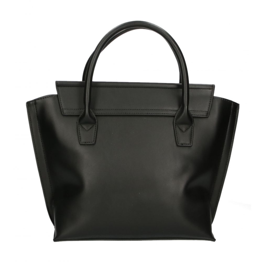 Elegant Black Magnetic Handbag