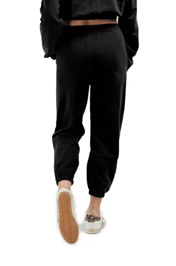 Elegant Cotton Sweatpants with Logo Detail