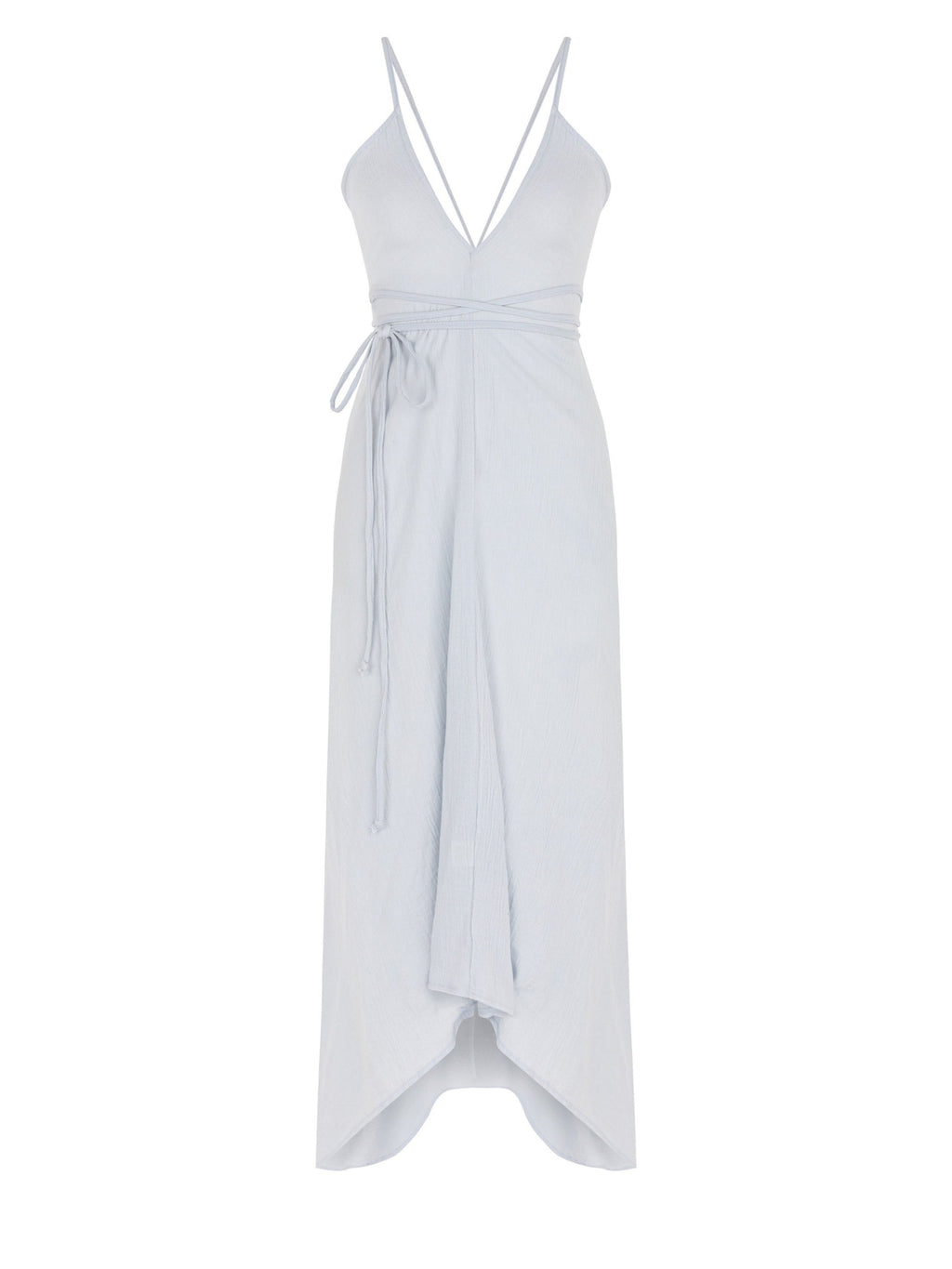 Buy Sage Maxi Dress - Baby Blue by The Handloom