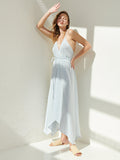 Buy Sage Maxi Dress - Baby Blue by The Handloom