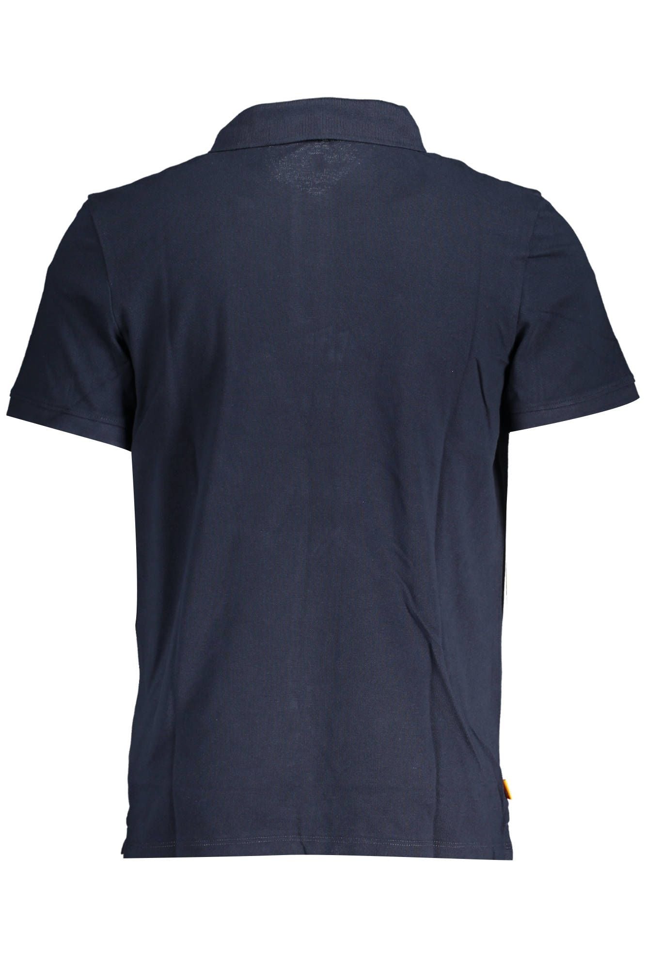 Elegant Blue Cotton Polo Shirt - Regular Fit