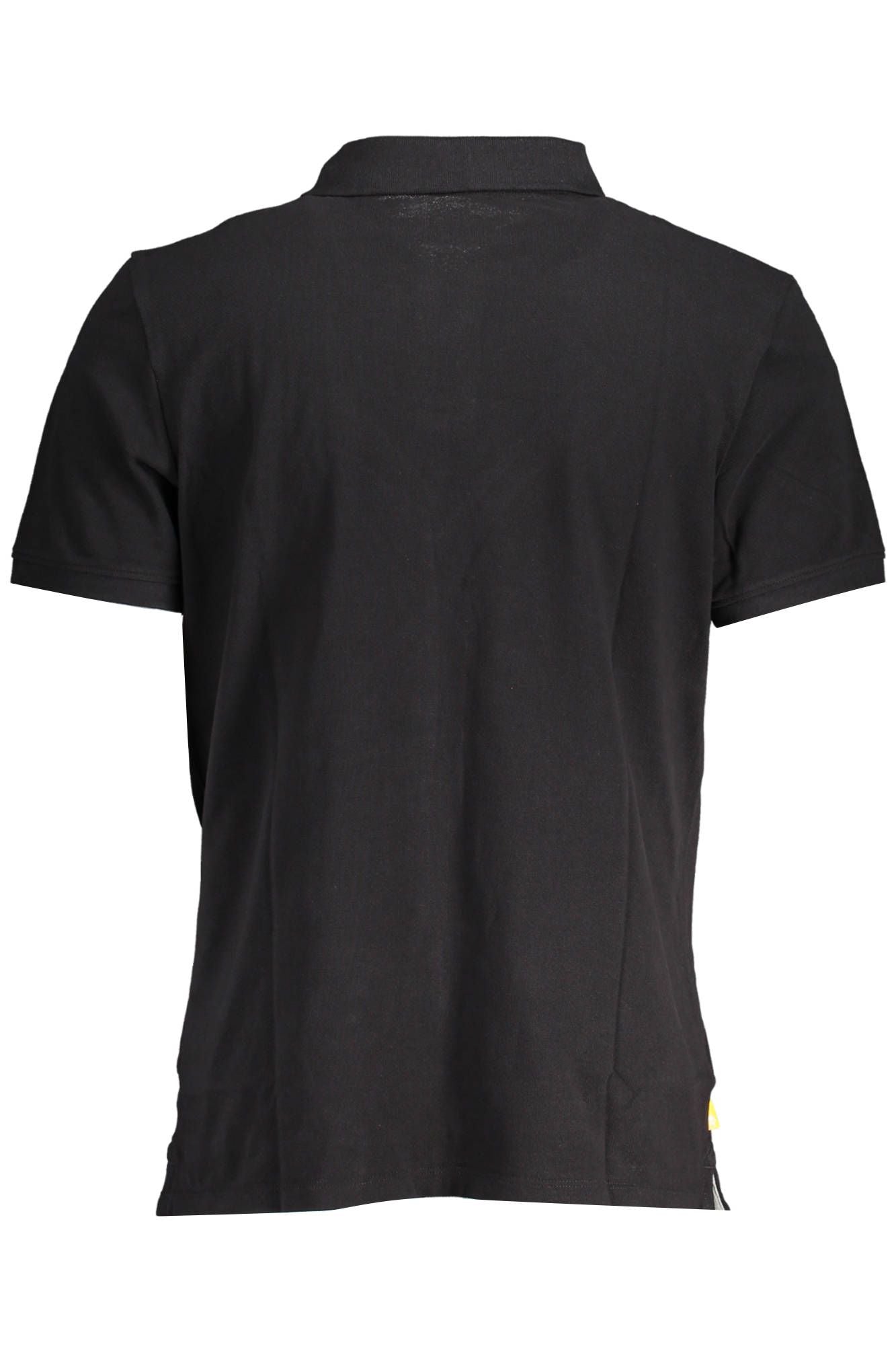 Sleek Black Polo Shirt with Emblem