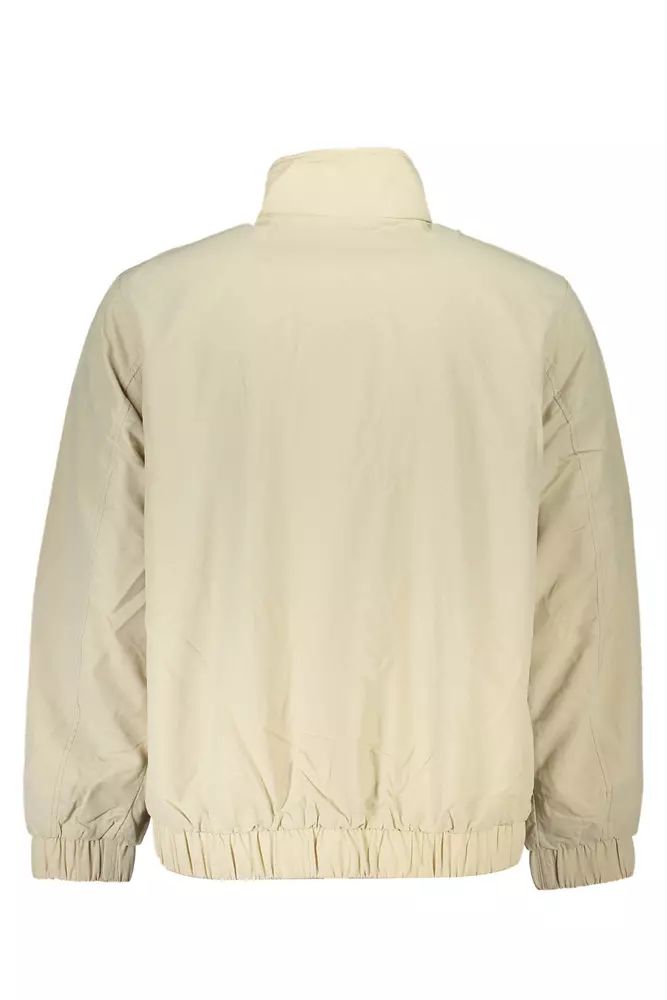Chic Beige Recycled Sports Jacket