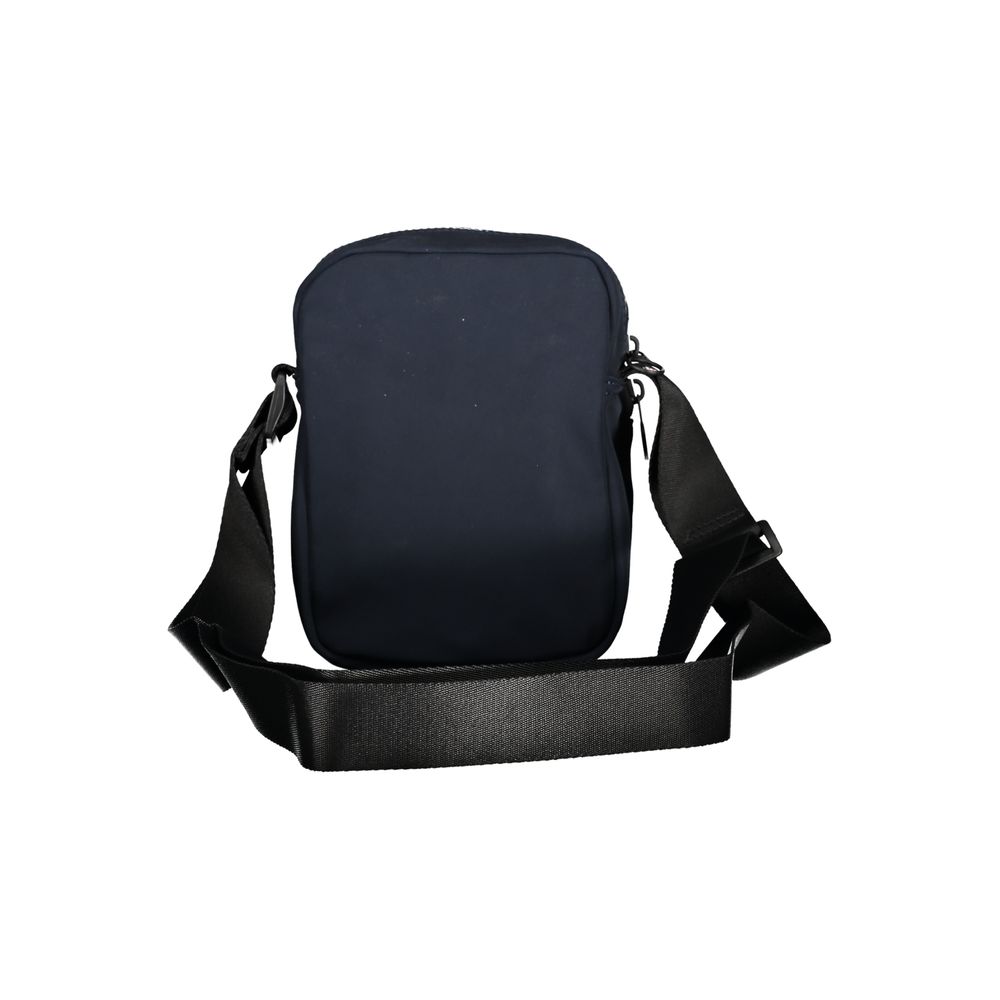 Chic Blue Contrast Detail Shoulder Bag
