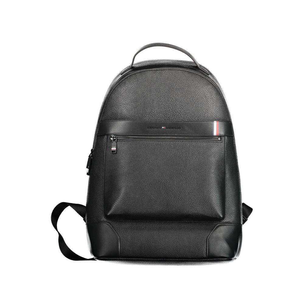 Chic Black Daily Backpack with Laptop Compartment