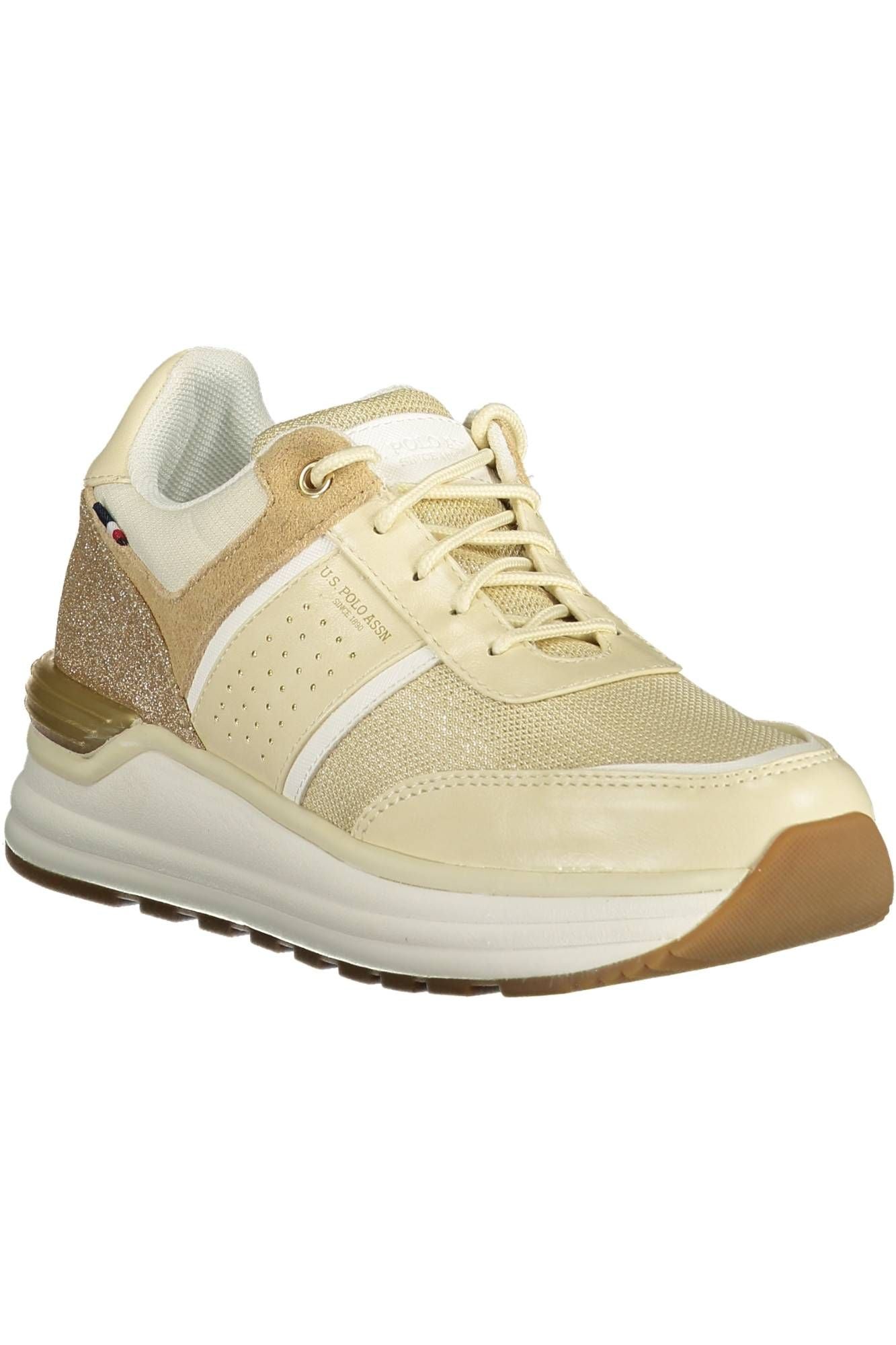 Beige ECO SUEDE Lace-up Sneakers