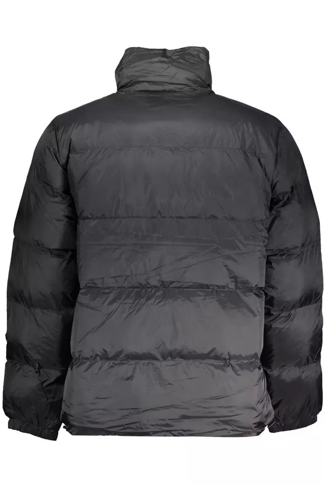 Sleek Black Long-Sleeved Casual Jacket