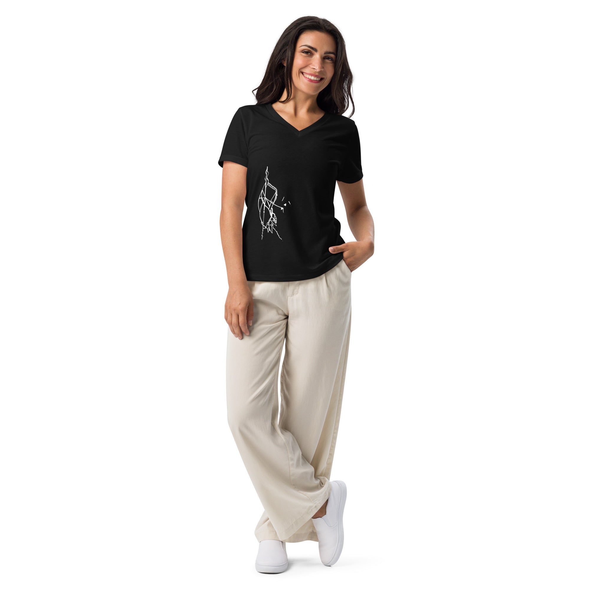 Dancer - Women’s relaxed v-neck t-shirt