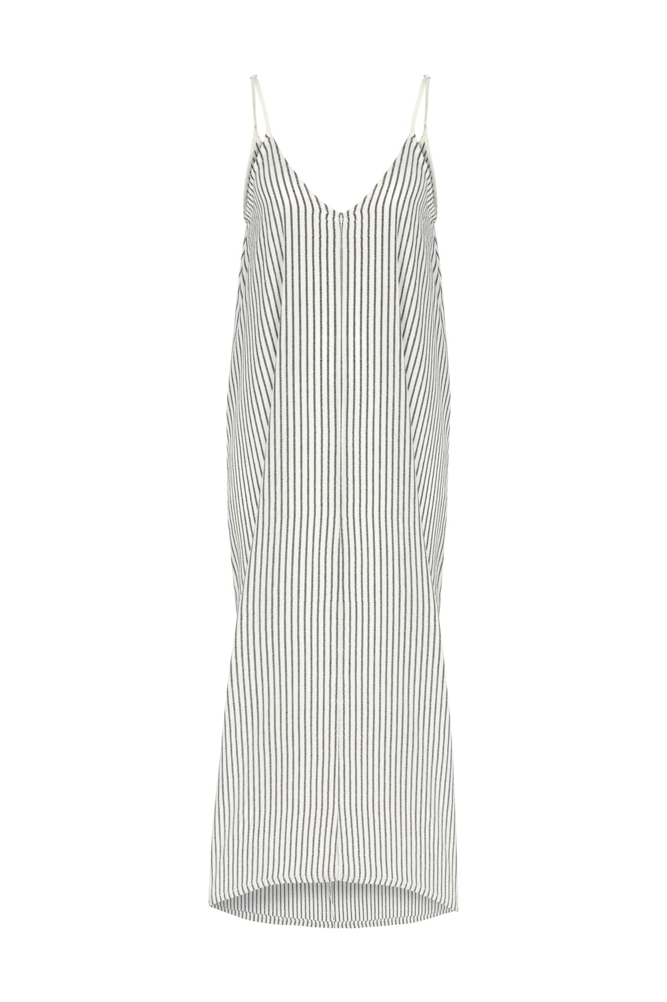 Buy Yaz Dress - Black Stripes by The Handloom