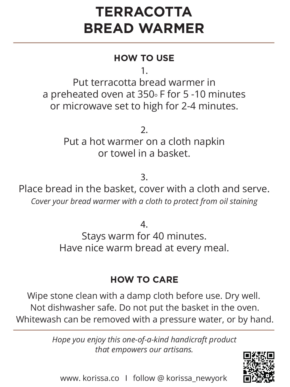 Buy Bread Warmer & Basket - Flower by KORISSA by KORISSA