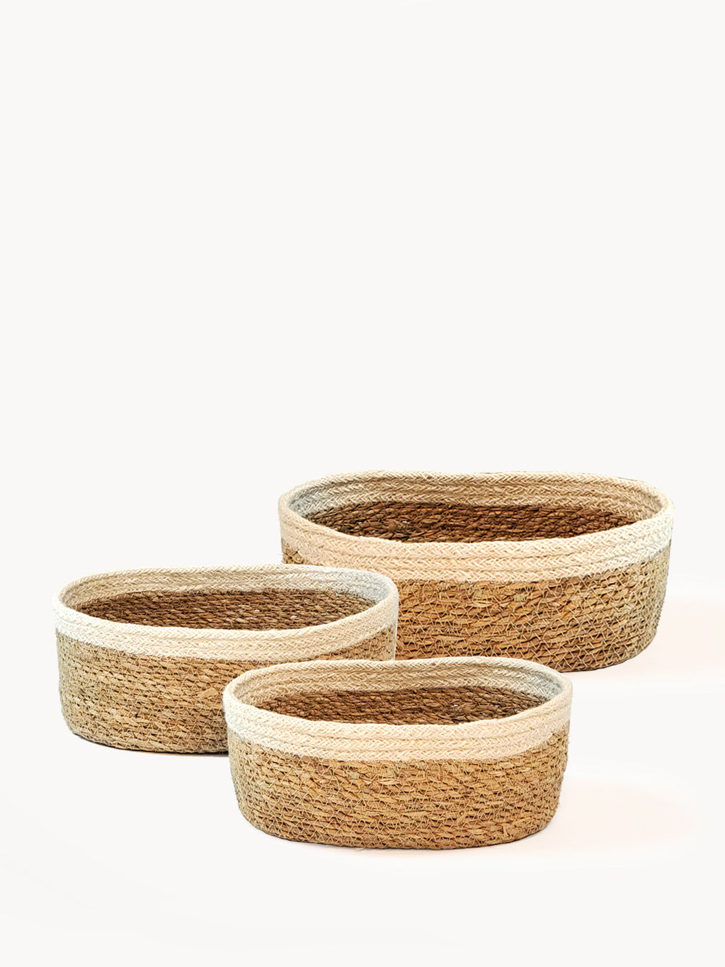 Buy Savar Oval Bowl (Set of 3) by KORISSA by KORISSA