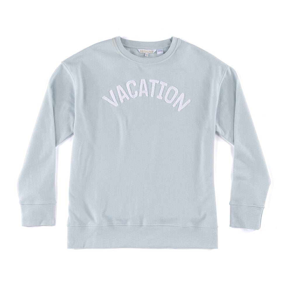 Buy "Vacation" Sweatshirt, Sky by Shiraleah