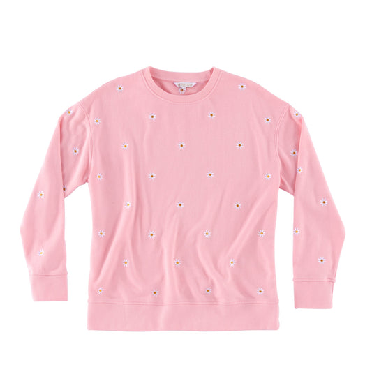 Daisy Sweatshirt, Pink