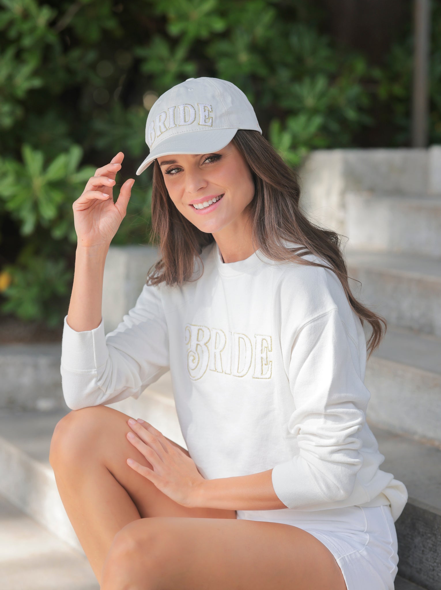 Buy "Bride" Sweatshirt, Ivory by Shiraleah Retail
