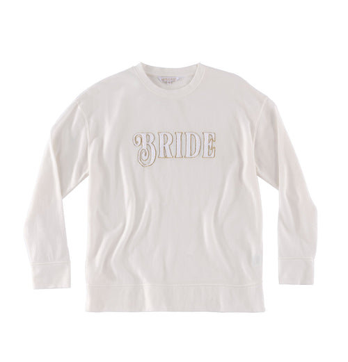 Buy "Bride" Sweatshirt, Ivory by Shiraleah Retail