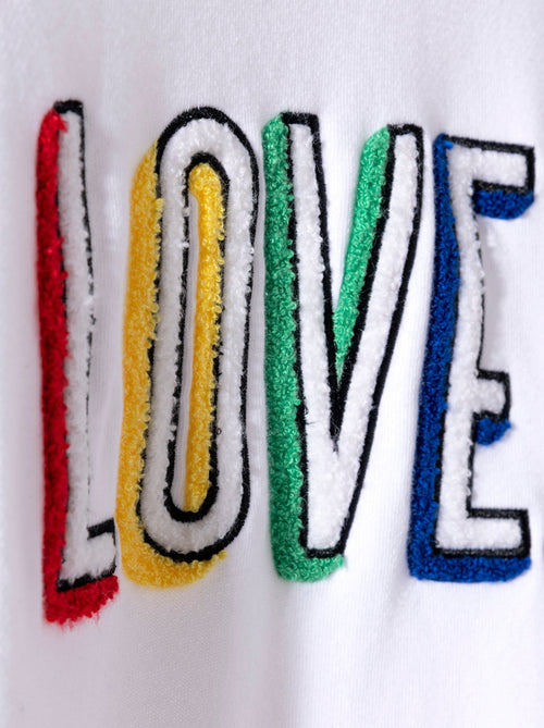 Buy "Love" Sweatshirt, White by Shiraleah