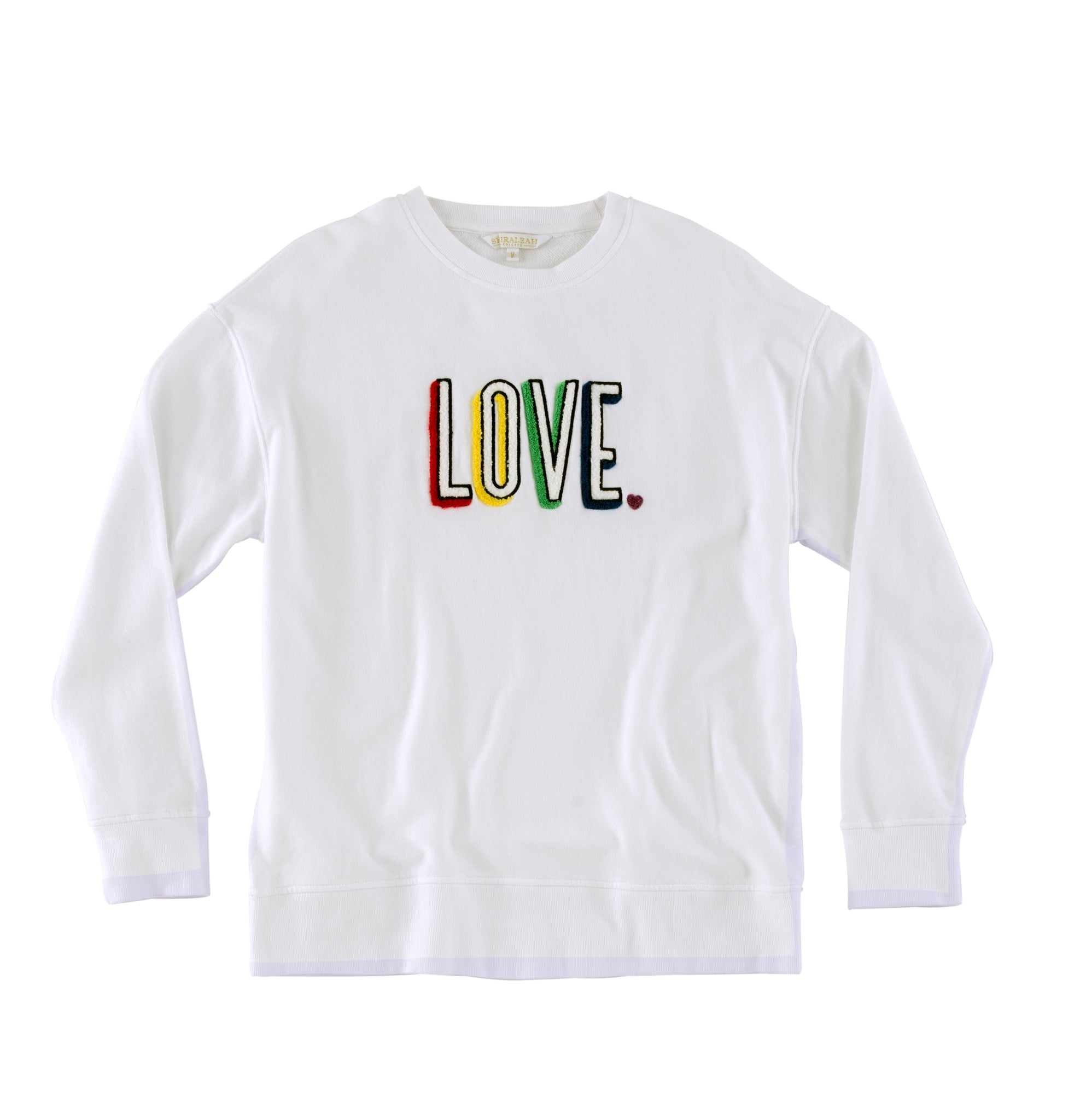 Buy "Love" Sweatshirt, White by Shiraleah
