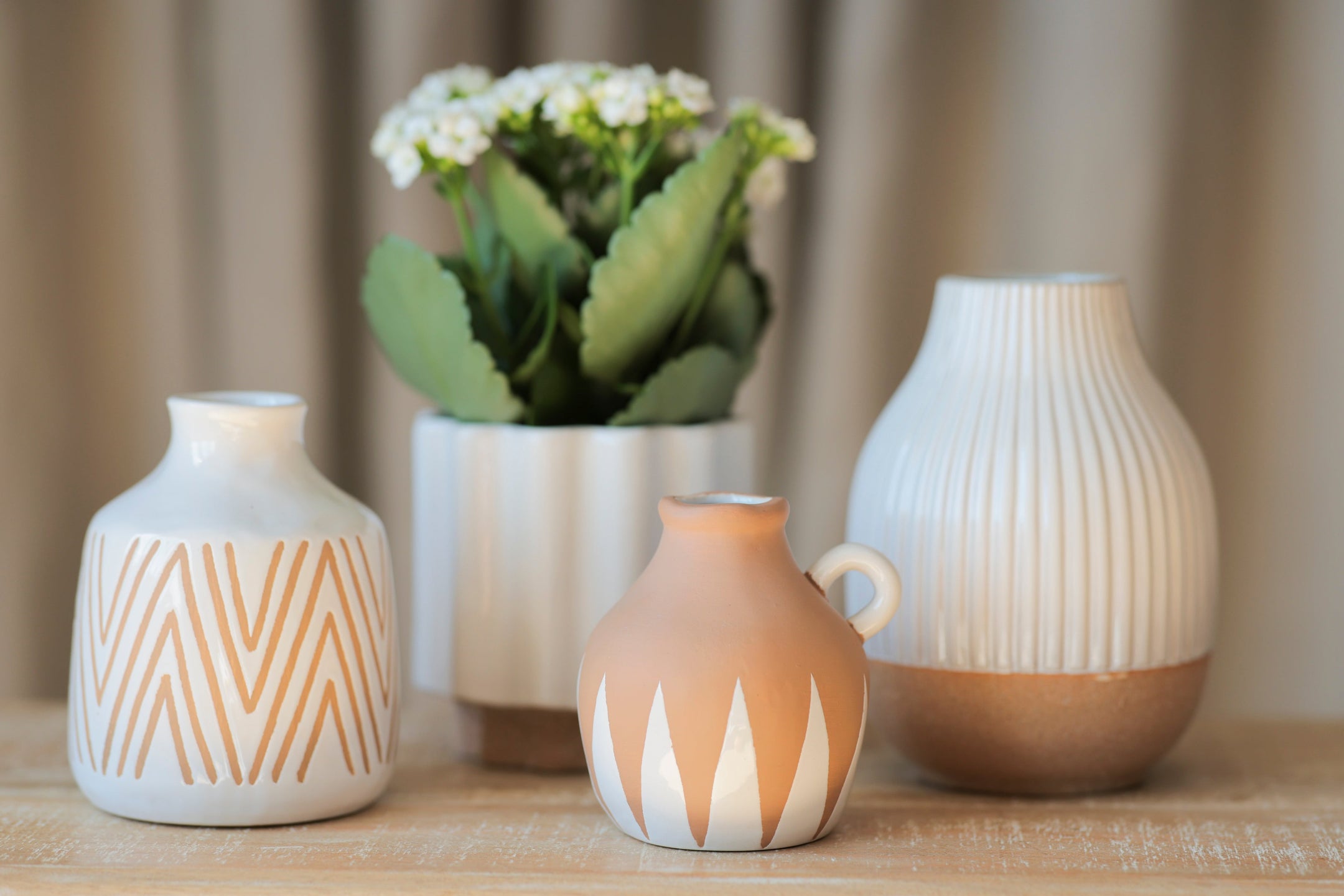 Buy Aptos Vase, White by Shiraleah