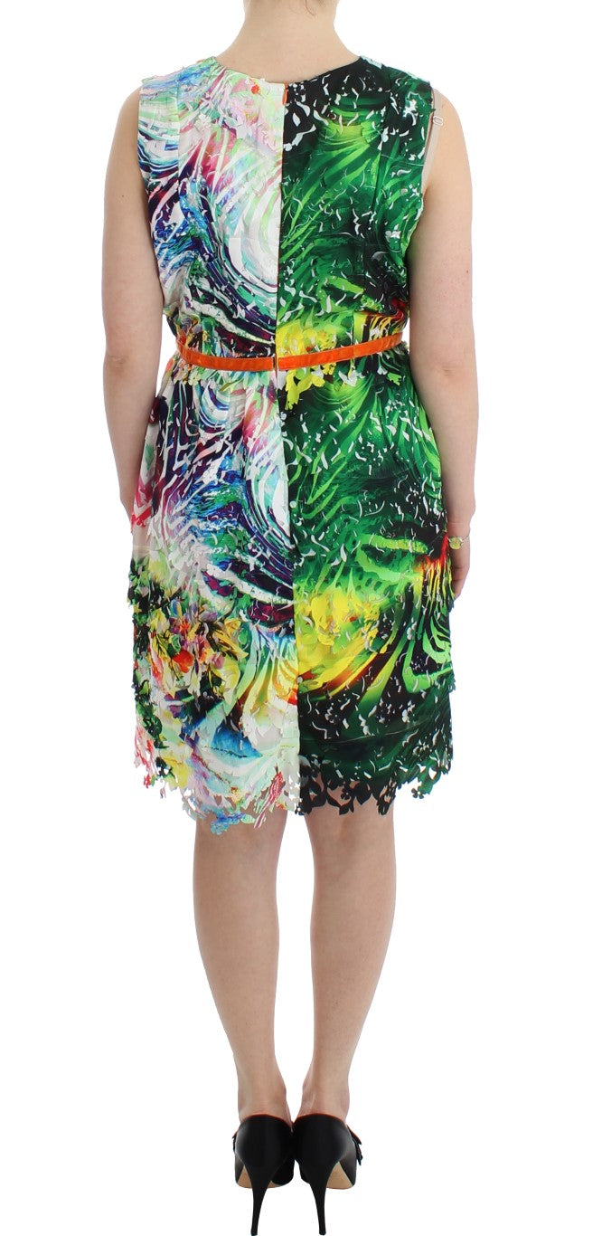 Buy Multicolor Organza Sheath Dress by Lanre Da Silva Ajayi