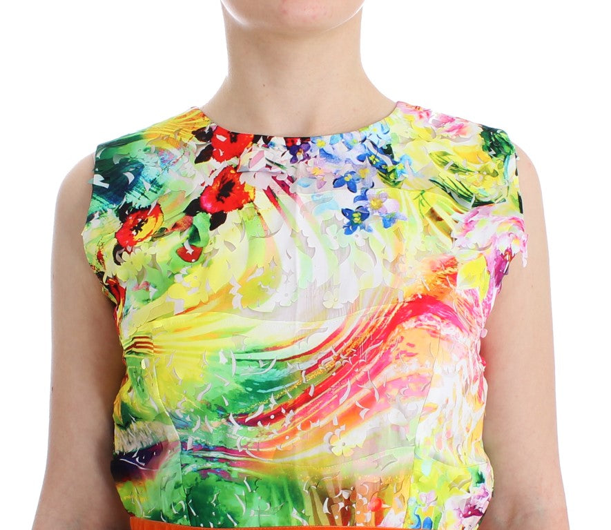 Buy Multicolor Organza Sheath Dress by Lanre Da Silva Ajayi