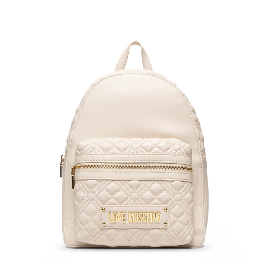 Buy Love Moschino Quilted Logo-plaque Rucksack by Love Moschino