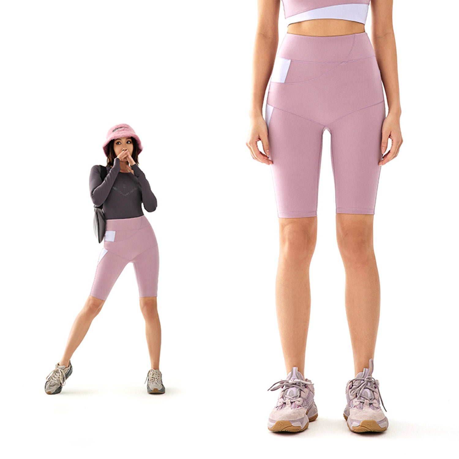 Buy Five-Point Pants High Waist Butt Lift Fitness Yoga Pants by Body404 by Body404