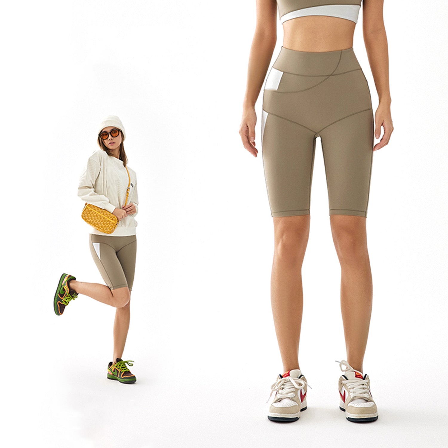 Buy Five-Point Pants High Waist Butt Lift Fitness Yoga Pants by Body404 by Body404