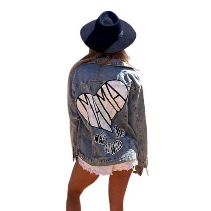 Buy MAMA' DENIM JACKET by Wren + Glory