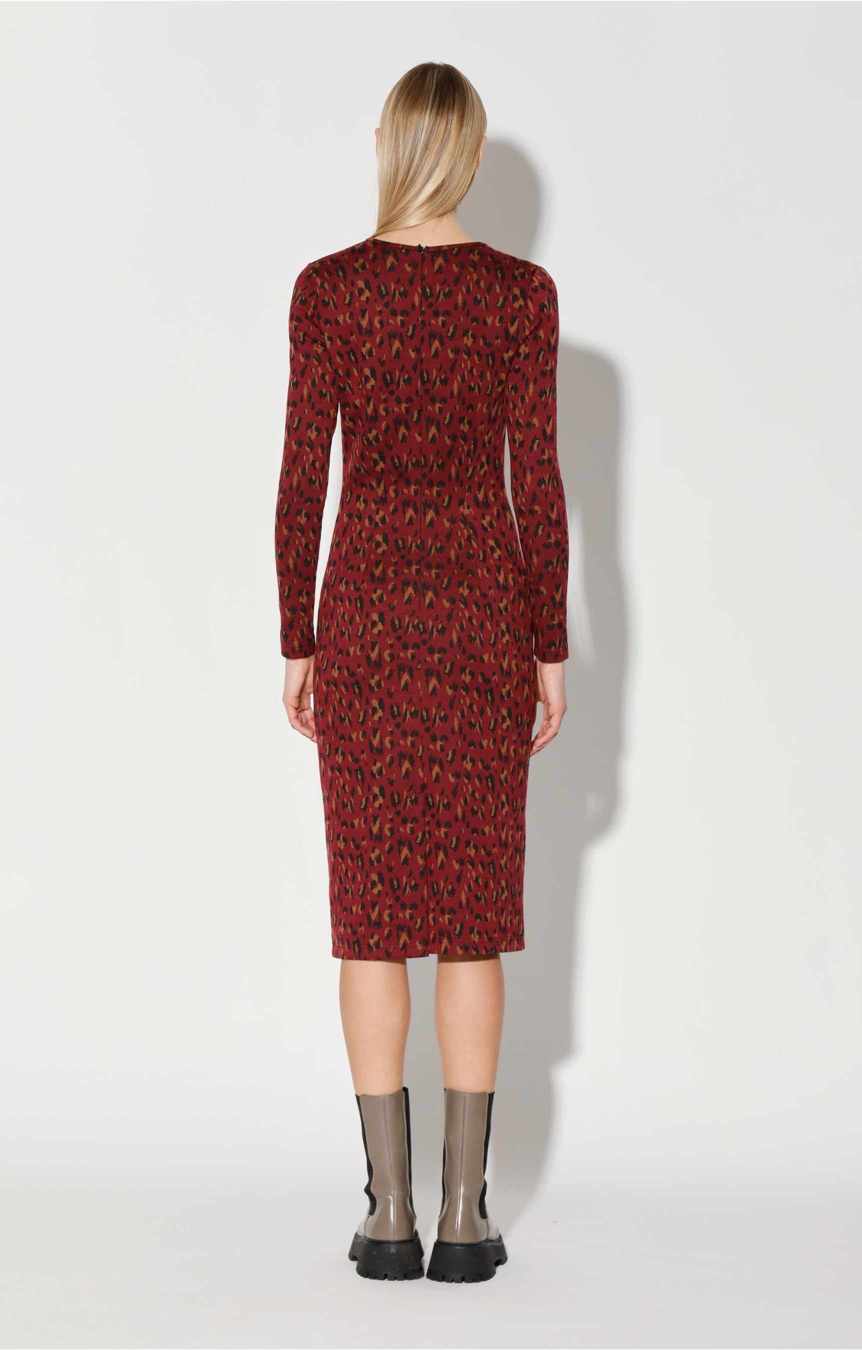 Buy Shaina Dress, Dali Leopard Knit by Walter Baker
