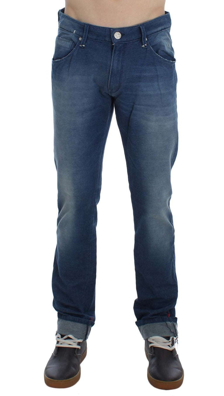Plain Comfort Fit Men Denim Cargo Jeans, Blue at Rs 1096/piece in Agra