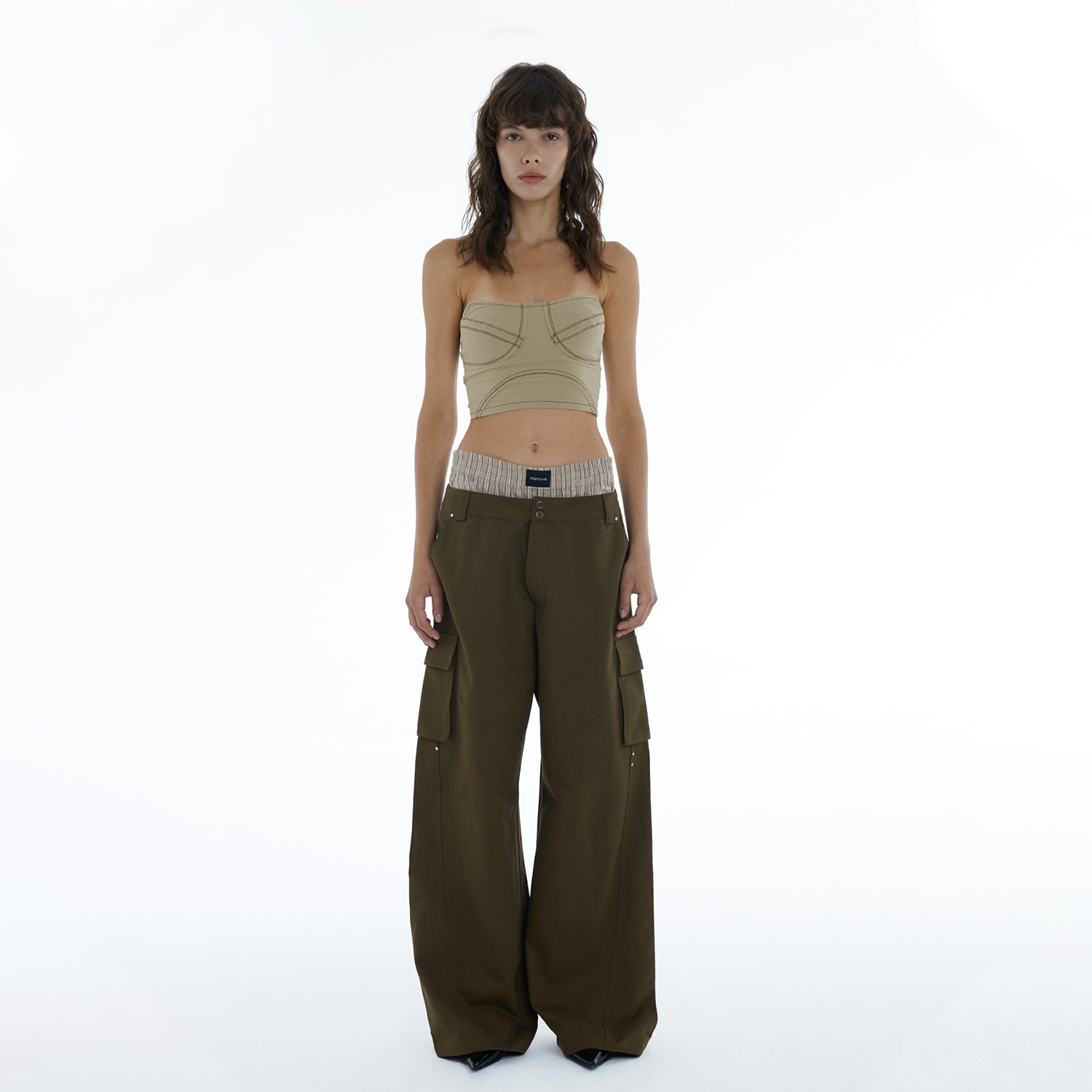 Buy Babes Loose Multi-pocket Lounge Pants by Body404