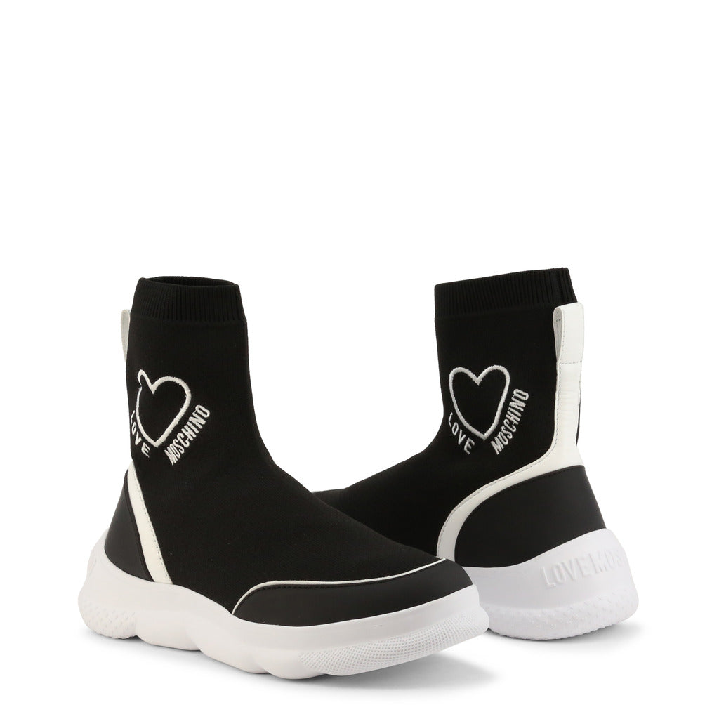 Buy Love Moschino Round Toe High Top Sneakers by Love Moschino