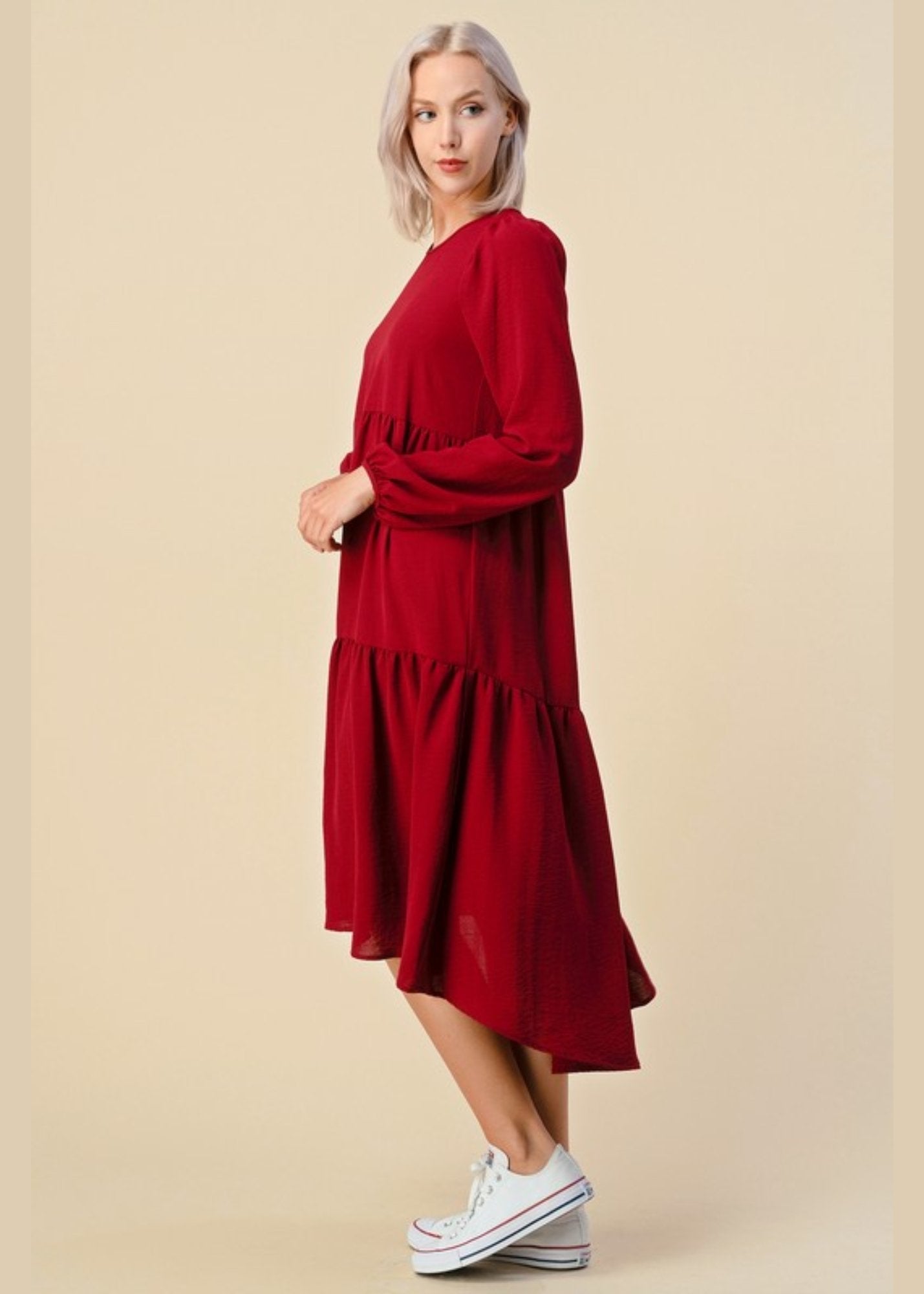 Buy Every Day Chic Dress - Long Sleeves by Apostolic Clothing