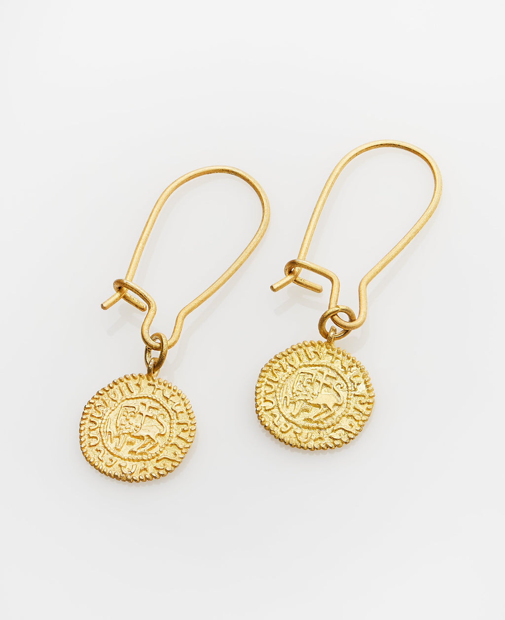 Buy Levon II Coin Earrings by Arubani