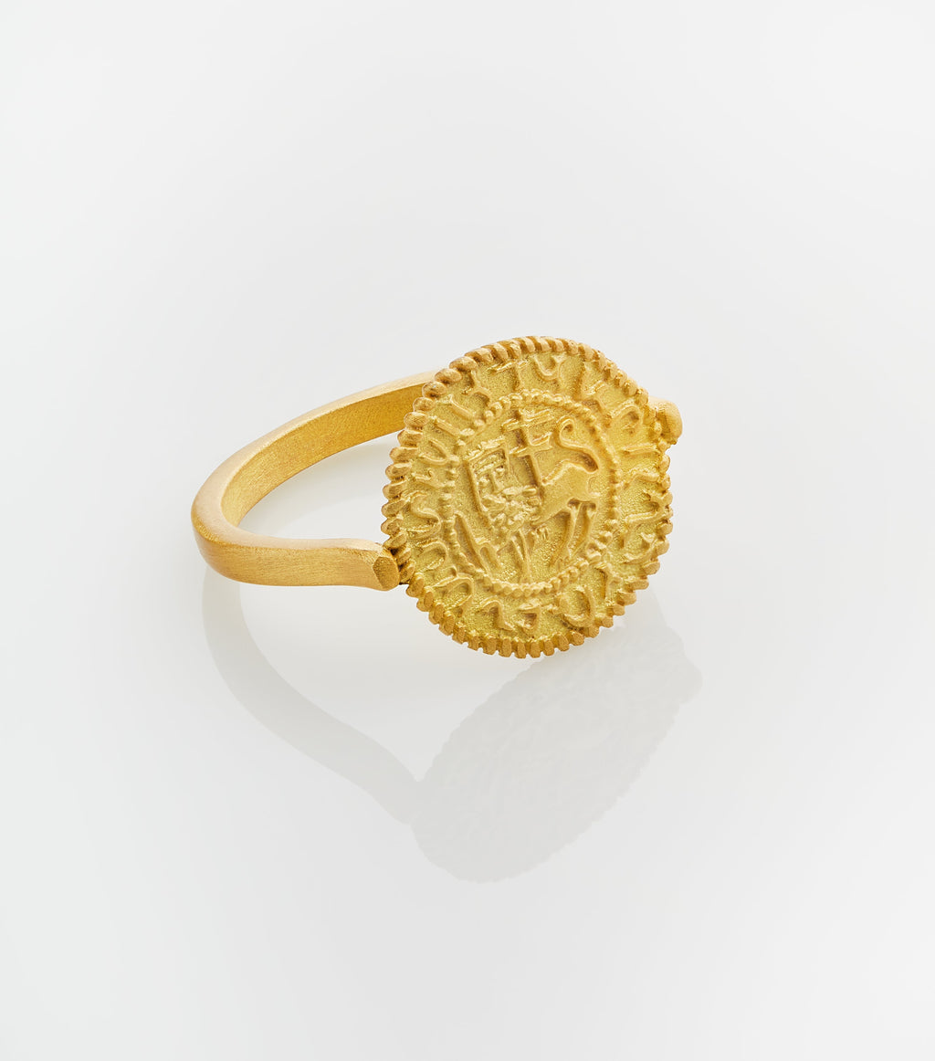 Buy Levon II Coin Ring by Arubani